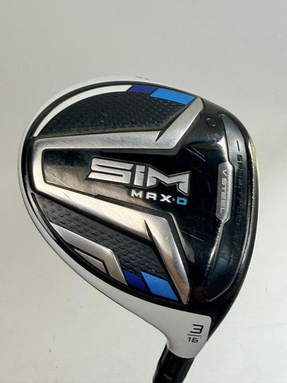 TaylorMade SIM MAX-D 3 Wood 16° Helium 5F3 Regular Flex RH (Used)