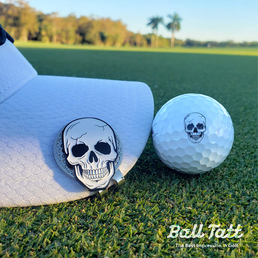 Skull Man Hat Clip Set