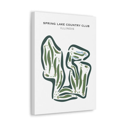 Spring Lake Country Club, Illinois - Printed Golf Courses