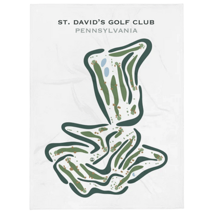 St. David's Golf Club, Wayne, Pennsylvania - Printed Golf Courses