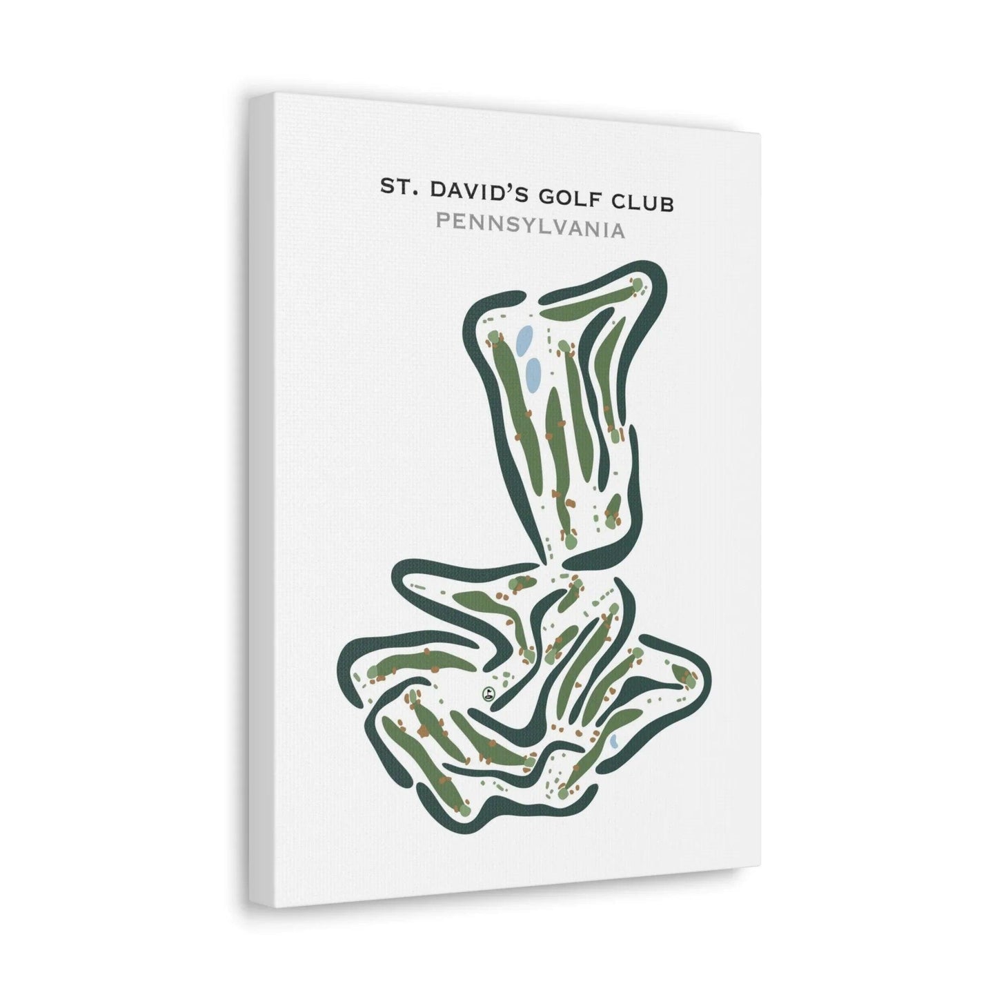 St. David's Golf Club, Wayne, Pennsylvania - Printed Golf Courses