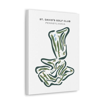 St. David's Golf Club, Wayne, Pennsylvania - Printed Golf Courses