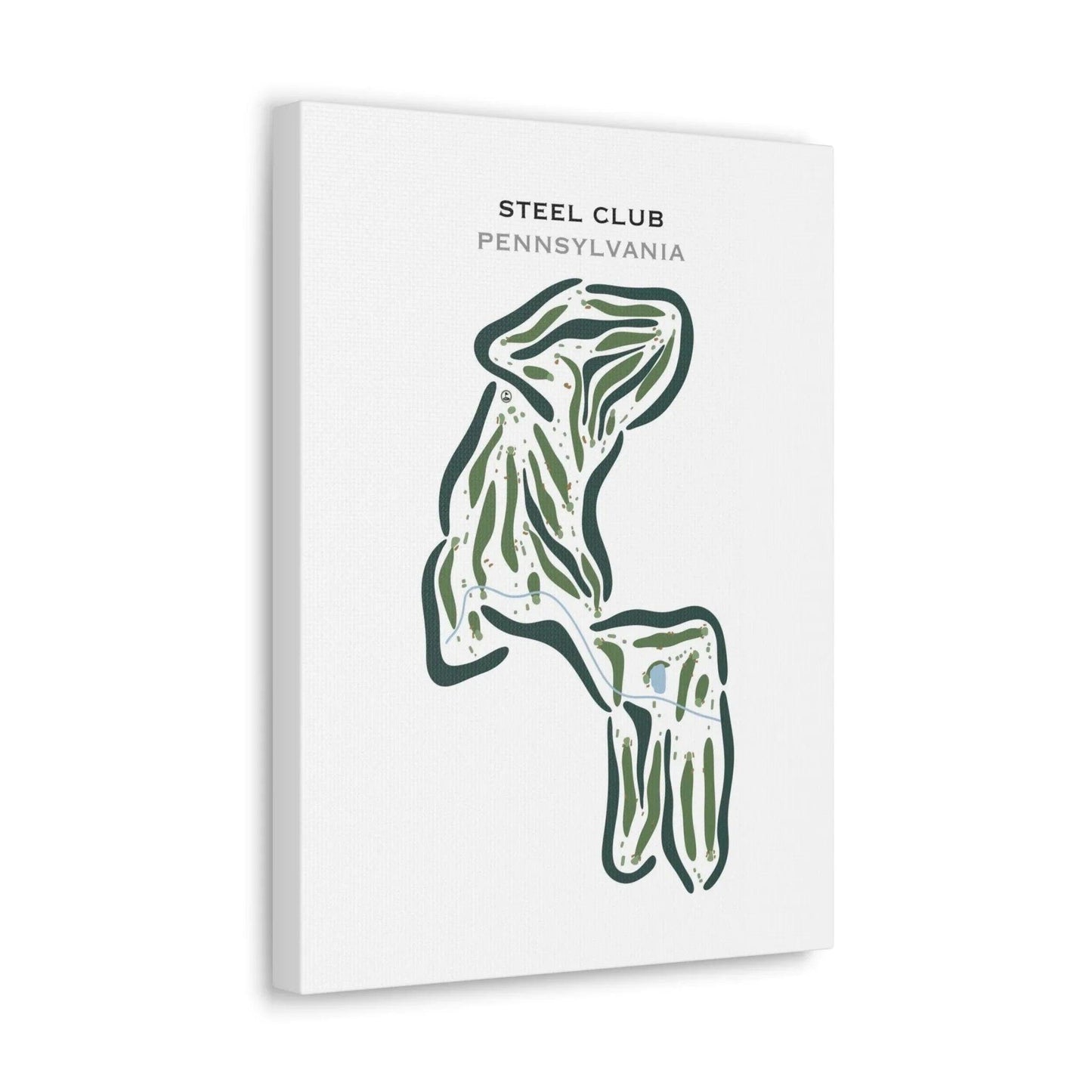 Steel Club, Pennsylvania - Printed Golf Courses