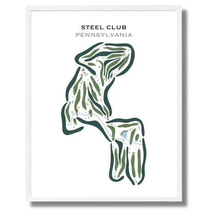 Steel Club, Pennsylvania - Printed Golf Courses