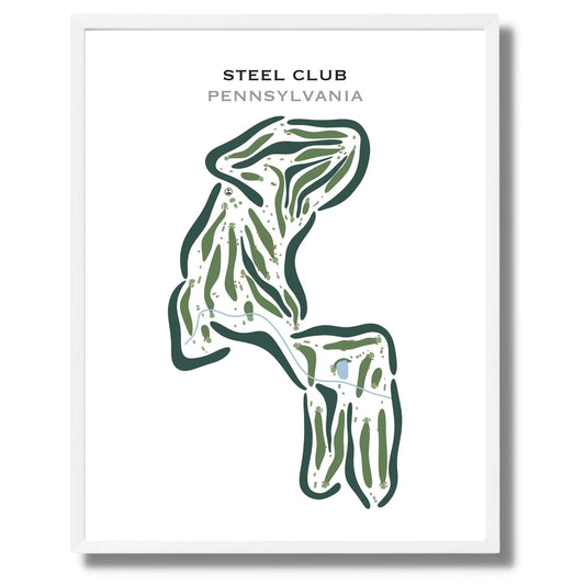 Steel Club, Pennsylvania - Printed Golf Courses