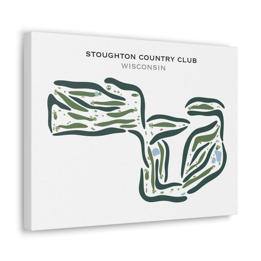 Stoughton Country Club, Wisconsin - Printed Golf Courses