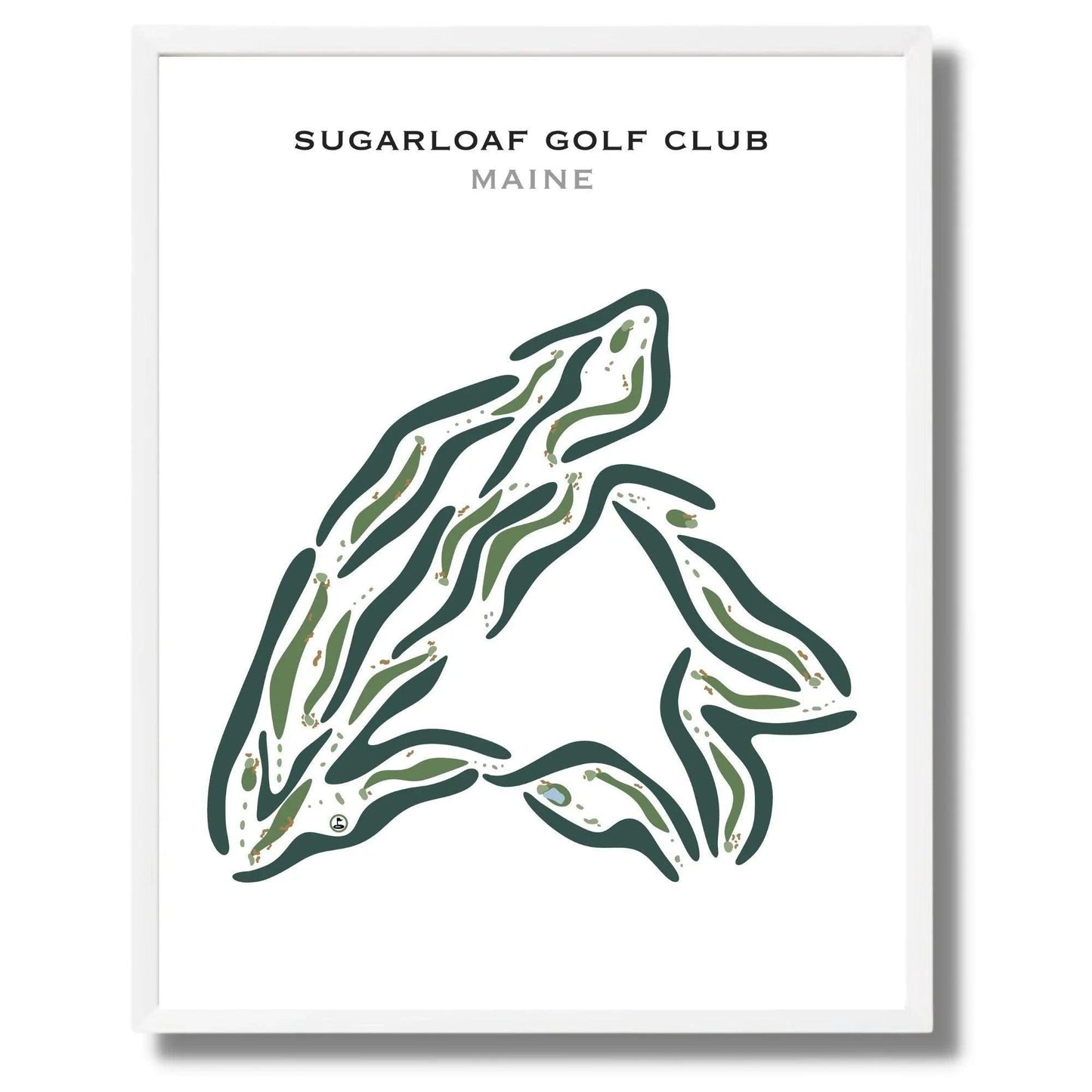 Sugarloaf Golf Club, Maine - Printed Golf Courses