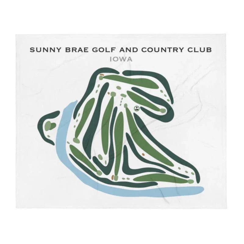 Sunny Brae Golf & Country Club, Iowa - Printed Golf Courses
