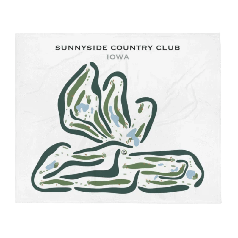 Sunnyside Country Club, Iowa - Printed Golf Courses