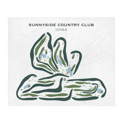 Sunnyside Country Club, Iowa - Printed Golf Courses