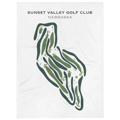 Sunset Valley Golf Club, Nebraska - Printed Golf Courses