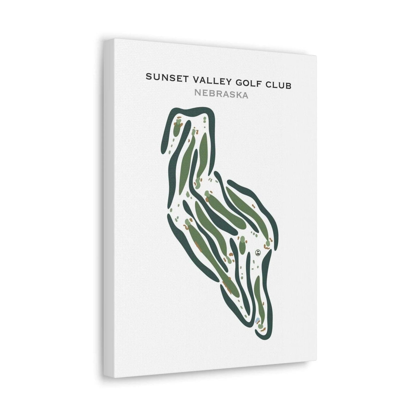 Sunset Valley Golf Club, Nebraska - Printed Golf Courses