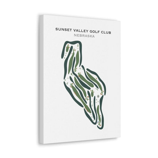 Sunset Valley Golf Club, Nebraska - Printed Golf Courses