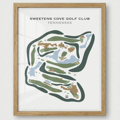 Sweetens Cove Golf Club, Tennessee - Printed Golf Courses