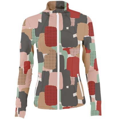 Golf Abstract Camo Women's Full Zip - Final Sale
