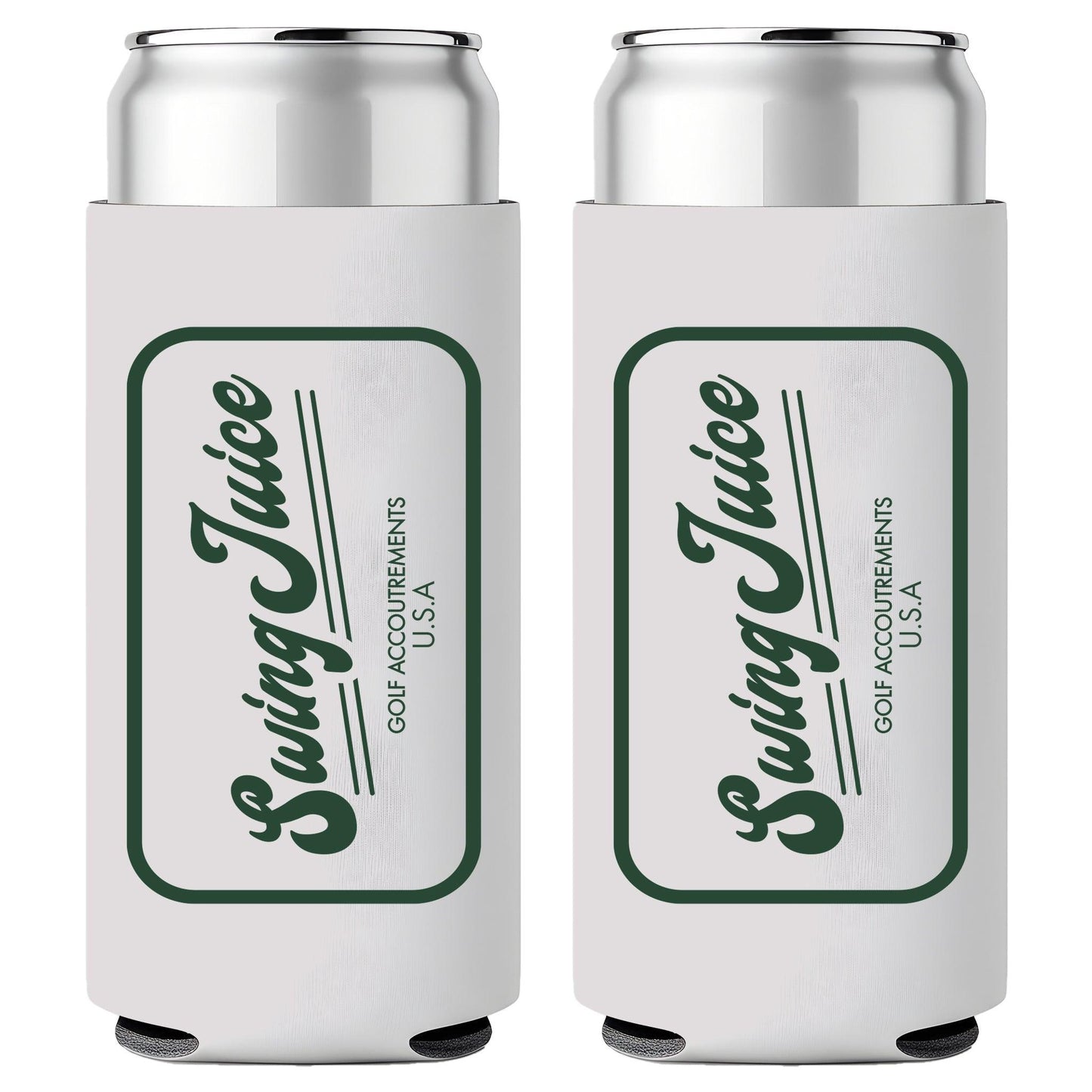 Golf Accoutrements Slim Can Koozie White O/S