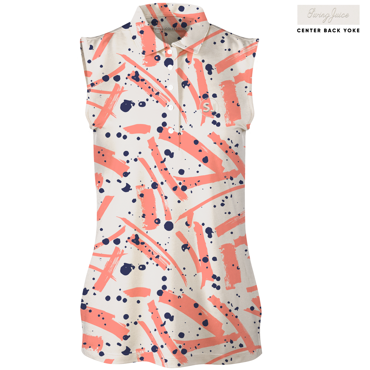 Golf Pollock Women's Sleeveless Polo - Final Sale