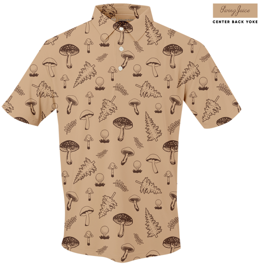 Golf Mushrooms Men's Polo - Final Sale
