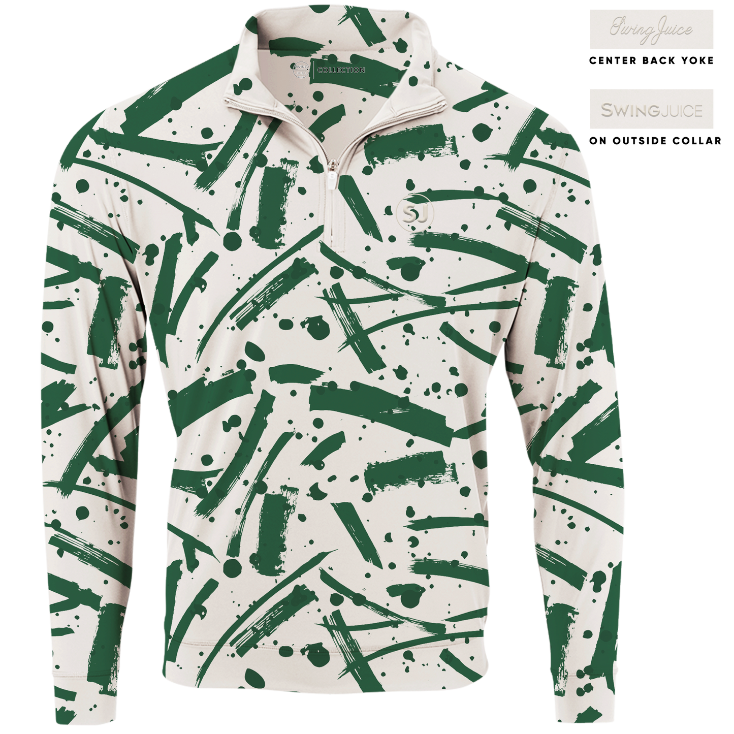 Golf Pollock Men's Quarter Zip - Final Sale
