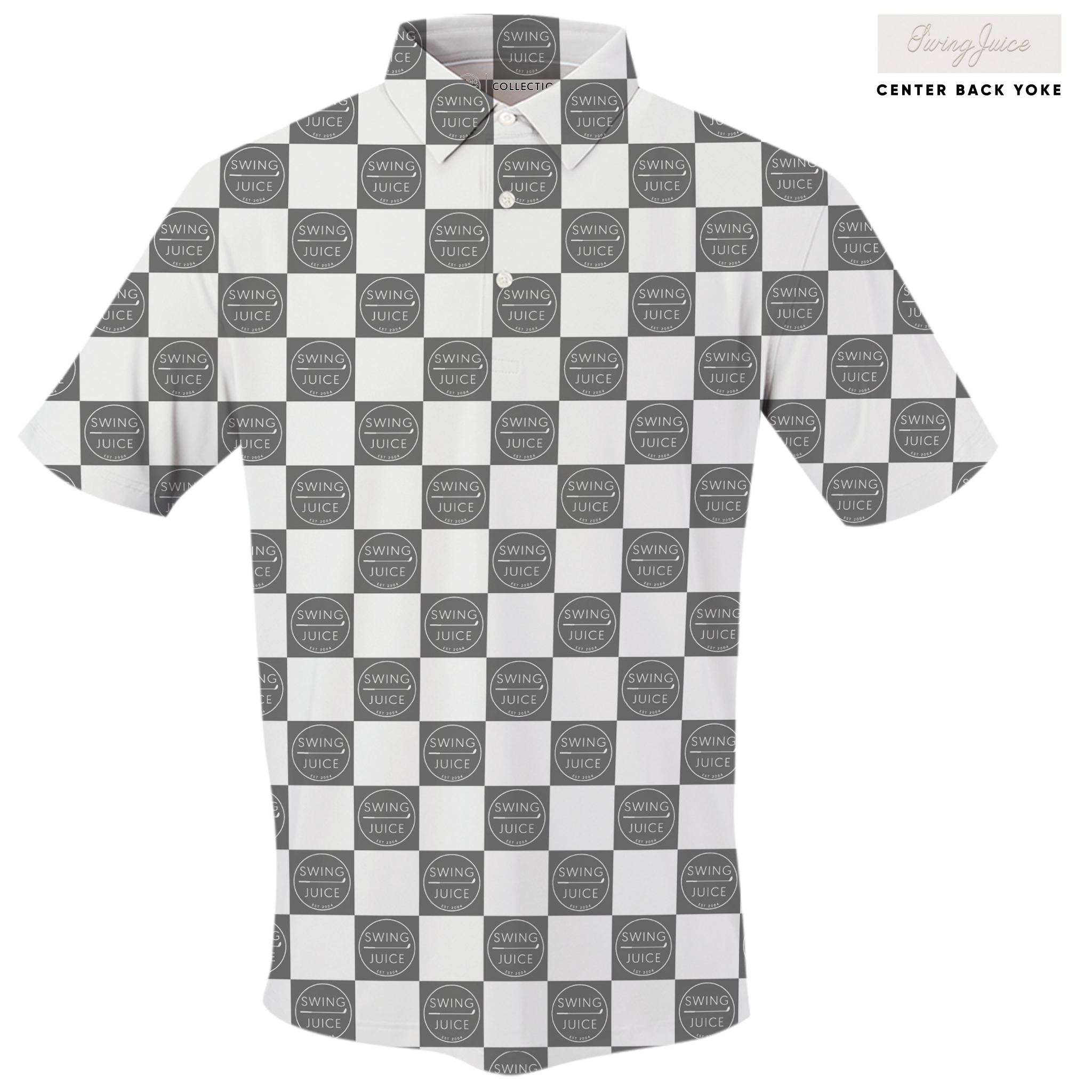 Golf SJ Checkerboard Men's Polo - Final Sale