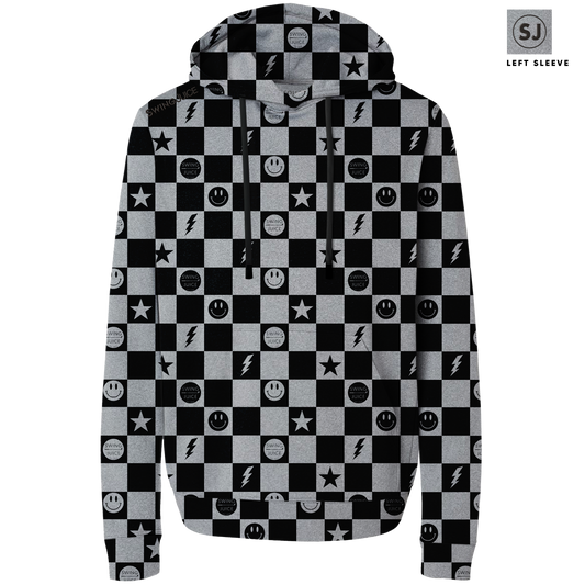 Golf Smile Face Men's Performance Hoodie - Final Sale