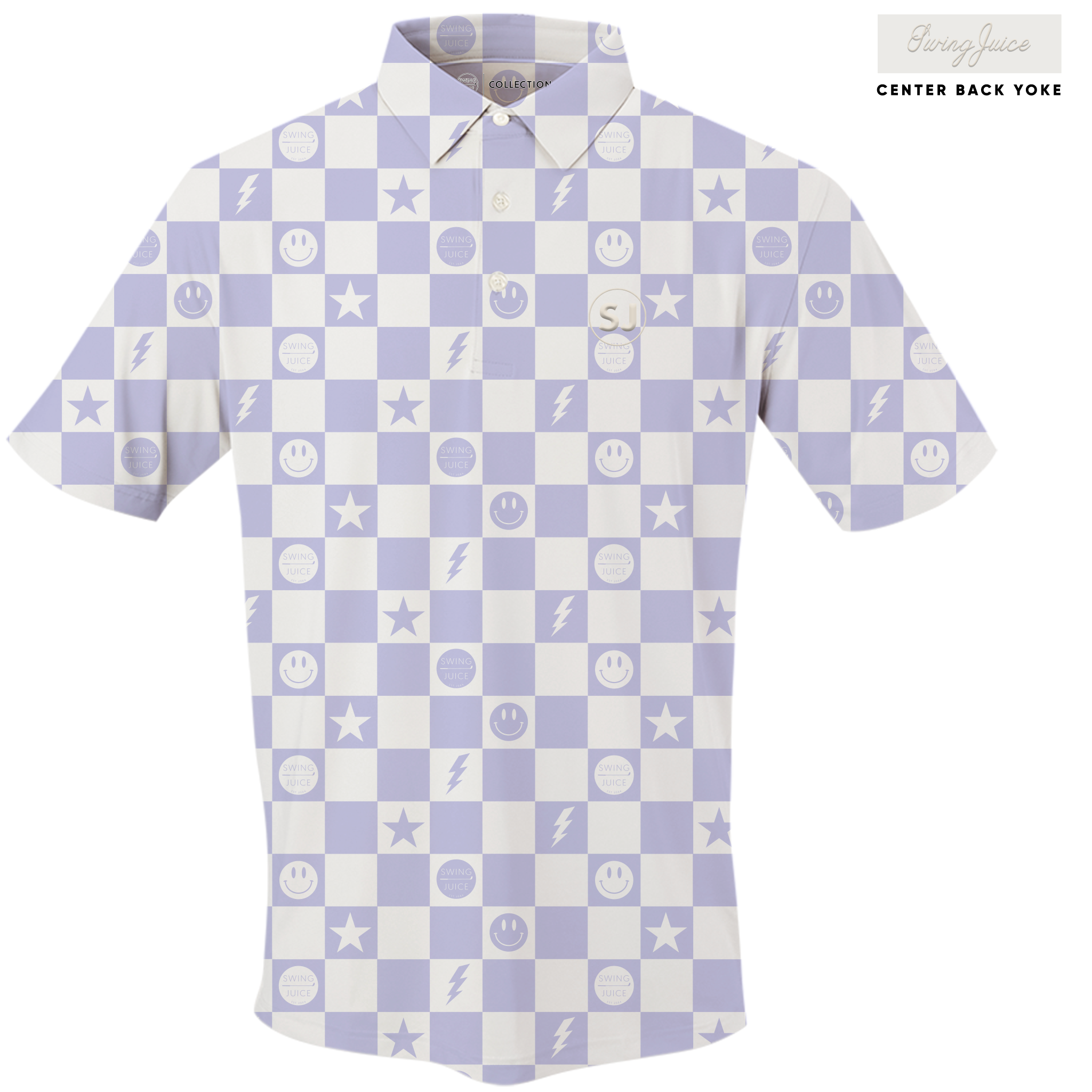 Golf Smile Face Men's Polo - Final Sale