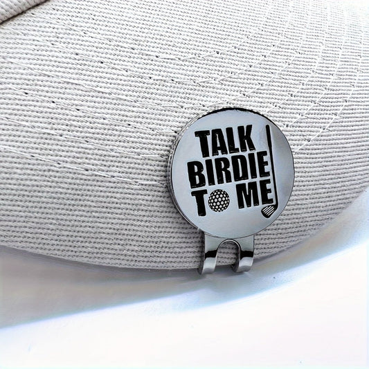 "Talk Birdie To Me" Golf Ball Marker