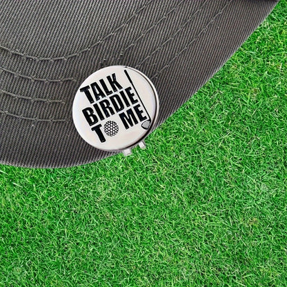 "Talk Birdie To Me" Golf Ball Marker