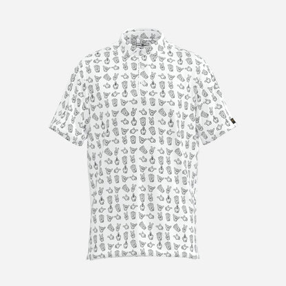 Talk to the Glove Men's Premium Golf Polo