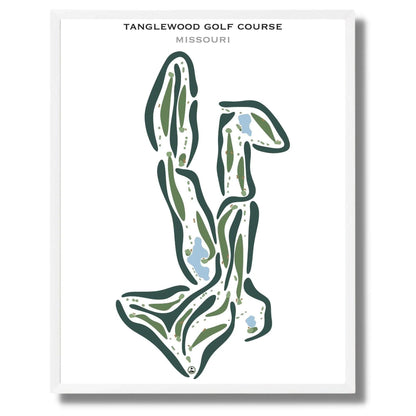 Tanglewood Golf Course, Missouri - Printed Golf Courses