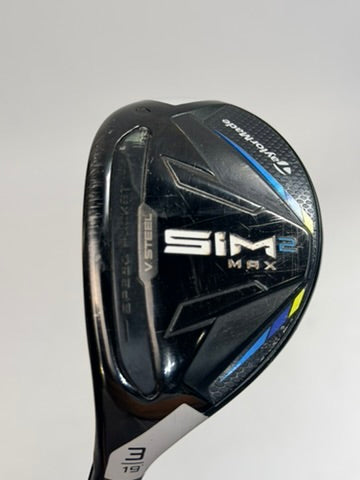 TaylorMade SIM2 MAX 3 Hybrid 19° Ventus 7-S Stiff LH Used
