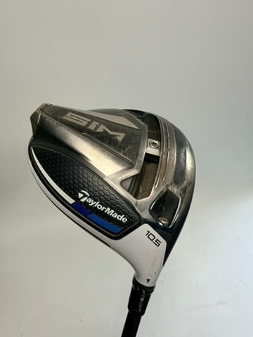 TaylorMade SIM Driver 10.5° HZRDUS Smoke Green 70 6.0 Stiff RH Used