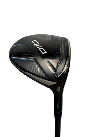 TaylorMade Qi10 3-Wood 15° HZRDUS Smoke 60g 6.0 Stiff RH