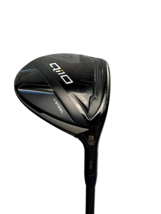 TaylorMade Qi10 3-Wood 15° HZRDUS Smoke 60g 6.0 Stiff RH