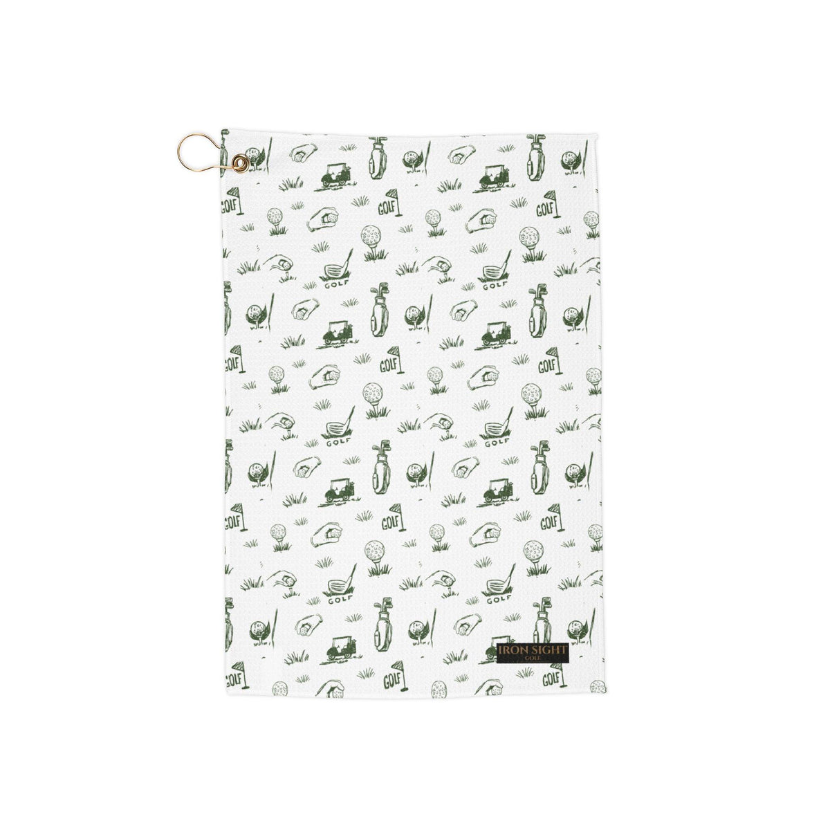 Tee It Up Microfiber Golf Towel — Iron Sight Golf