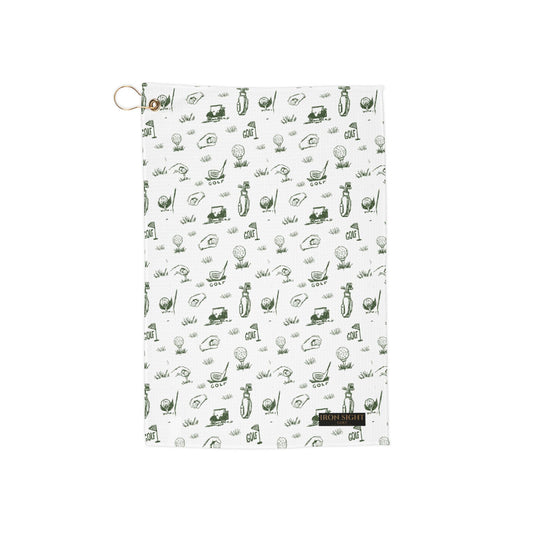 Tee It Up Microfiber Golf Towel — Iron Sight Golf