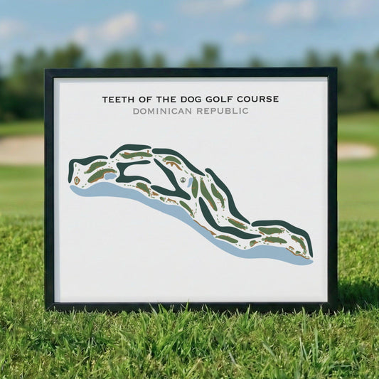 Teeth of the Dog Golf Course, Dominican Republic - Printed Golf Courses