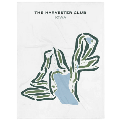 The Harvester Club, Iowa - Printed Golf Courses