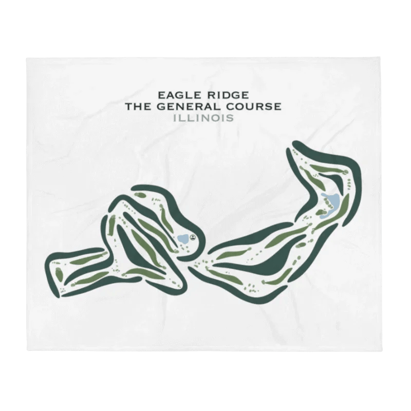 Eagle Ridge The General Golf Course, Illinois - Printed Golf Courses