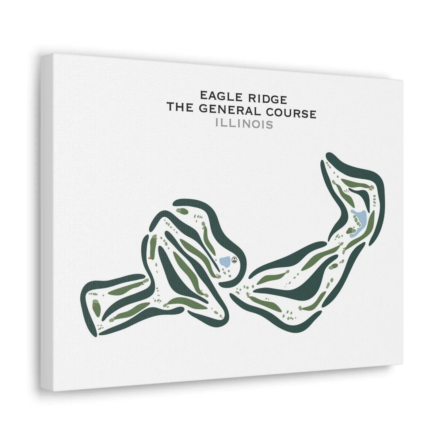 Eagle Ridge The General Golf Course, Illinois - Printed Golf Courses