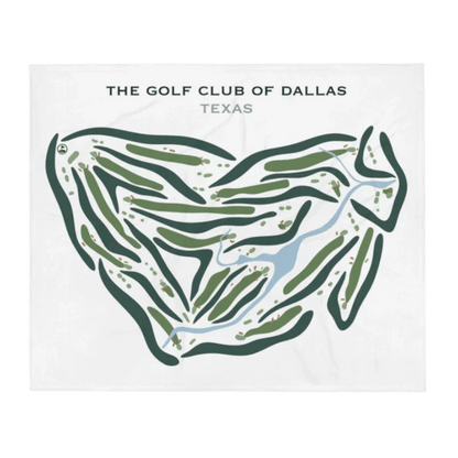 The Golf Club of Dallas, Texas - Printed Golf Courses