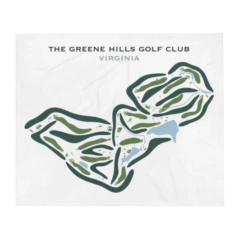 Greene Hills Golf Club, Virginia - Printed Golf Courses