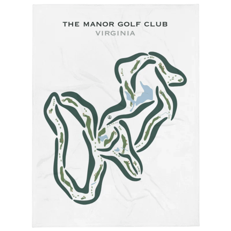 The Manor Golf Club, Virginia - Printed Golf Courses