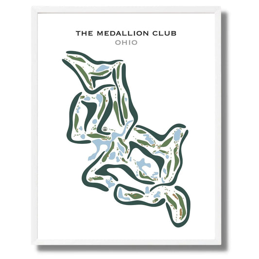The Medallion Club, Ohio - Printed Golf Courses