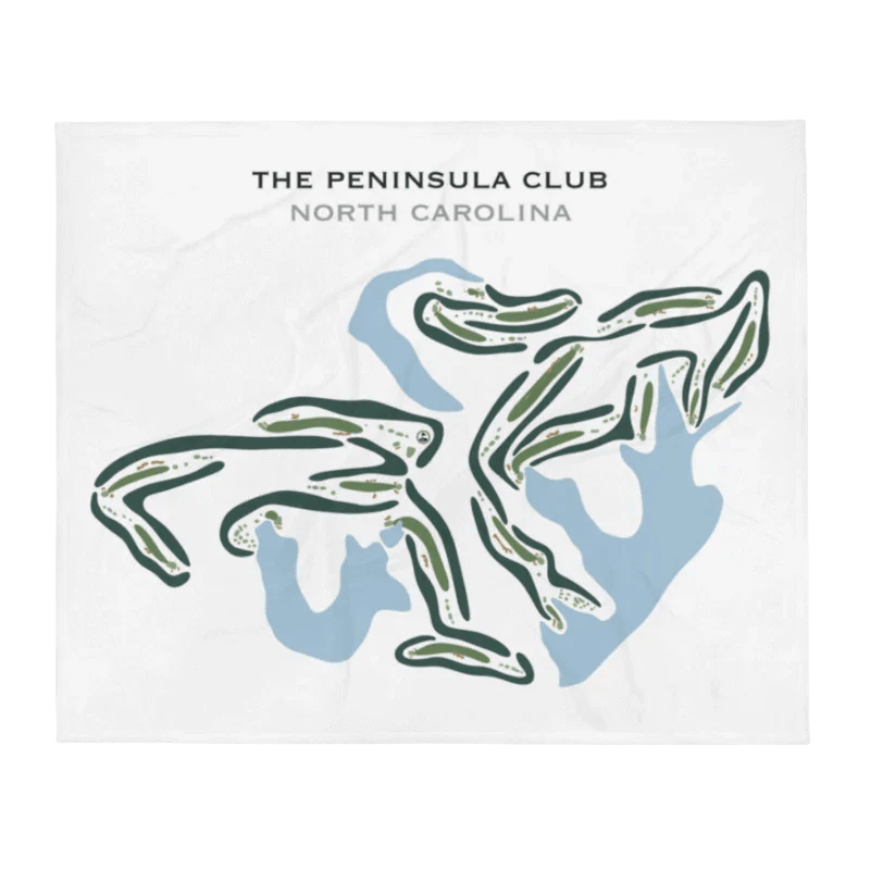 The Peninsula Club, Cornelius, North Carolina - Printed Golf Courses