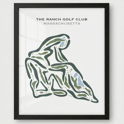The Ranch Golf Club, Massachusetts - Printed Golf Courses