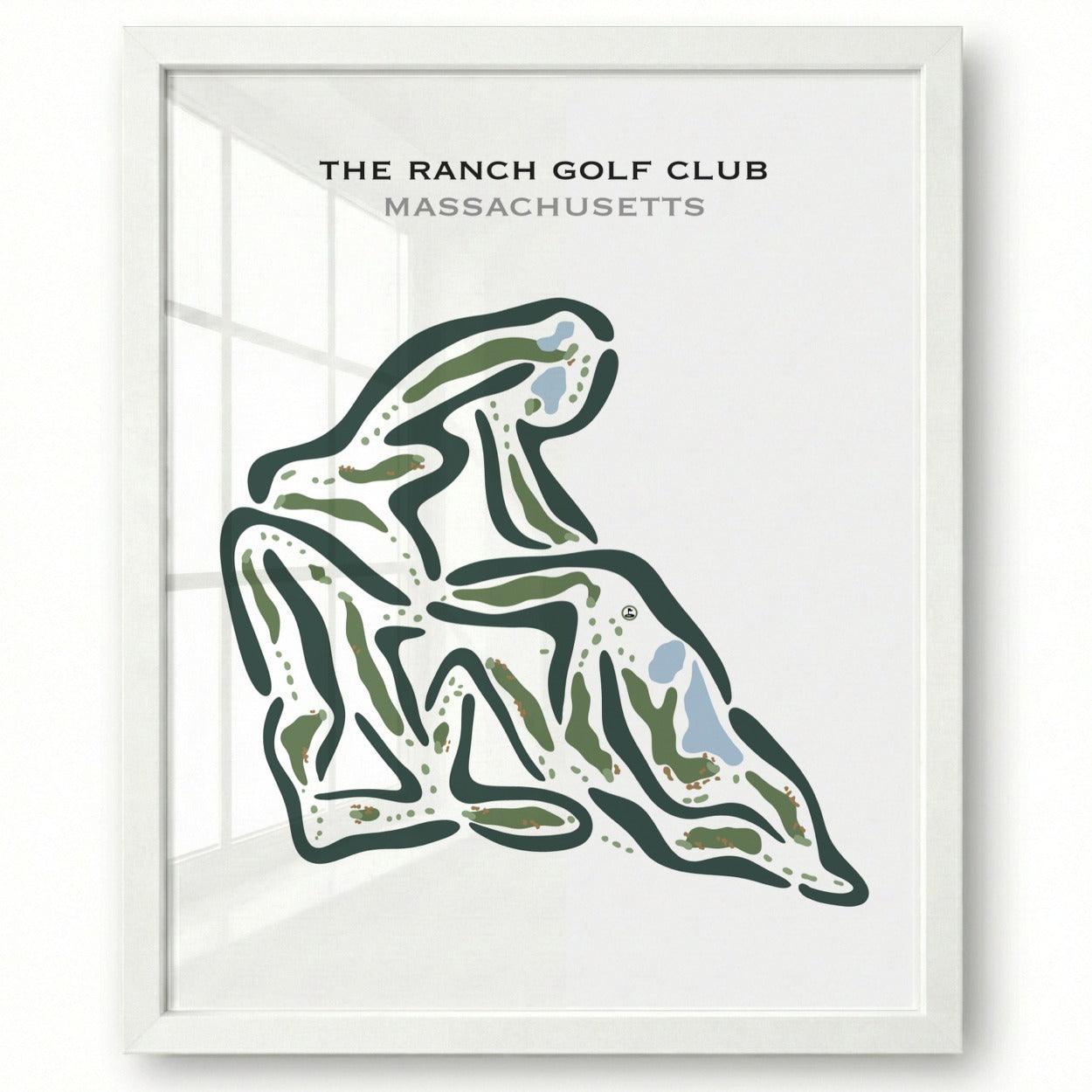 The Ranch Golf Club, Massachusetts - Printed Golf Courses