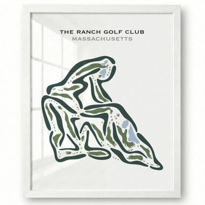 The Ranch Golf Club, Massachusetts - Printed Golf Courses