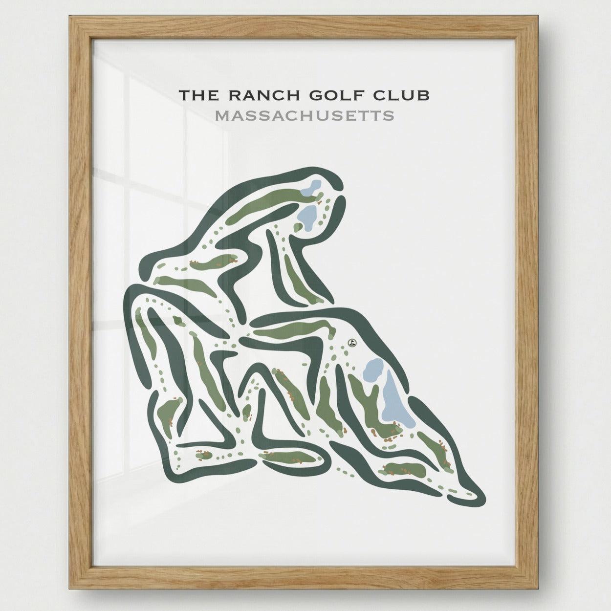 The Ranch Golf Club, Massachusetts - Printed Golf Courses