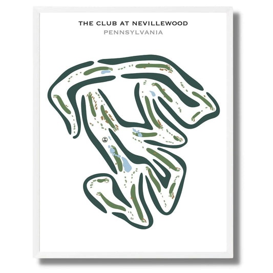 The Club at Nevillewood, Pennsylvania - Printed Golf Courses